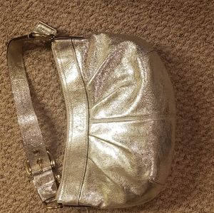 Gold Coach bag